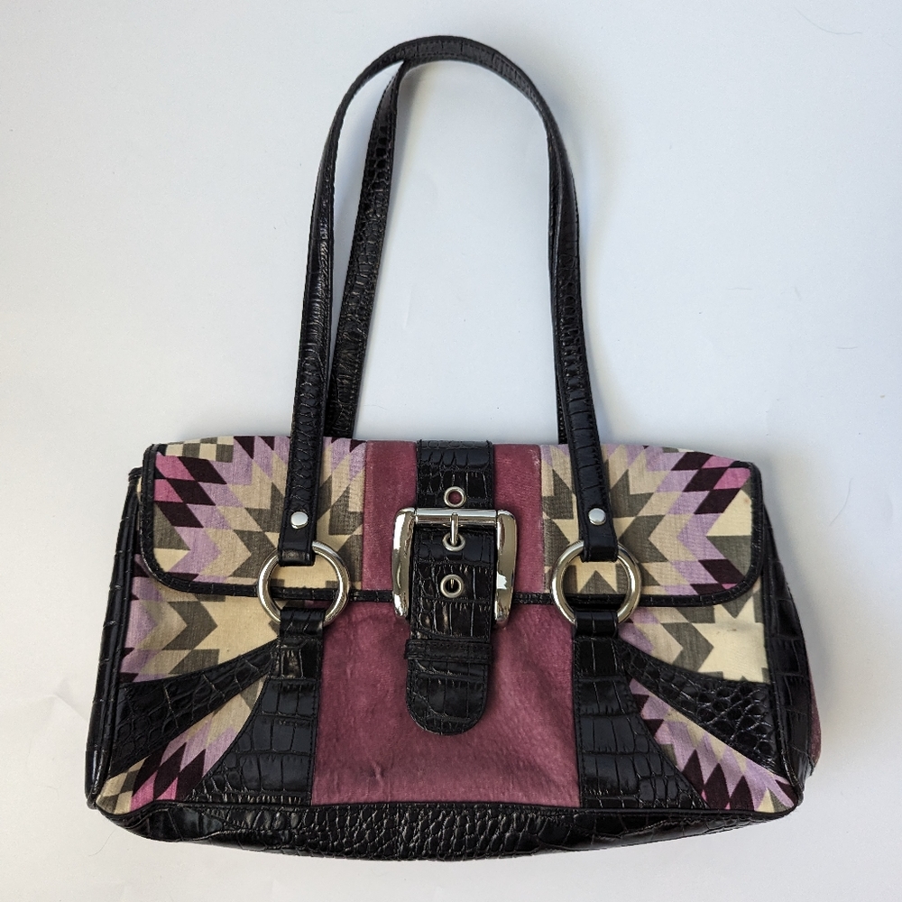 90s y2k Isabella fiore rare geometric aztec collectors Handbag